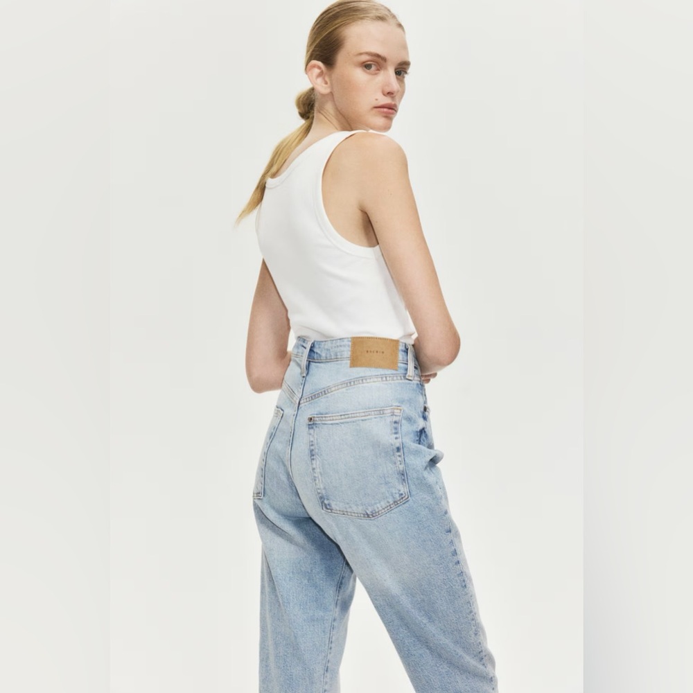 H&M Ultra High Rise Mom Jean